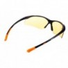 UV safety glasses, contrasting yellow