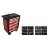 Tool cabinet with tools 177 part