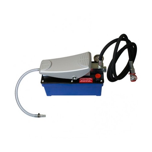Pneumatic hydraulic pump with accessories, stepless