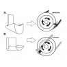 Tool for assembling and disassembling multi-groove belts