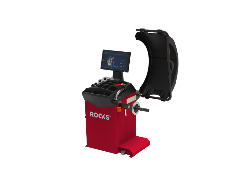 ROOKS Automatyczna wyważarka LCD 3D do kół samochodów osobowych i dostawczych