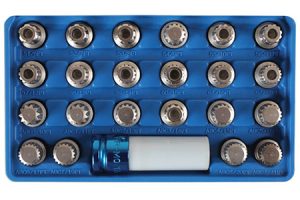 LASER Zestaw kluczy zabezpieczających kół VW 23 elementy