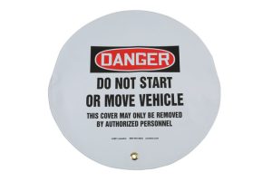 LASER Zabezpieczająca nakładka na kierownicę przeciw uruchomieniu samochodu 400 mm