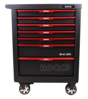 ROOKS Szafka narzędziowa GARAGE z narzędziami 161 elementów