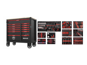 ROOKS Szafka narzędziowa STRONG GARAGE XXL z narzędziami 485 elementów