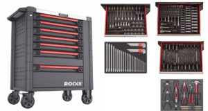 ROOKS Szafka narzędziowa GARAGE S2 z narzędziami 260 elementów