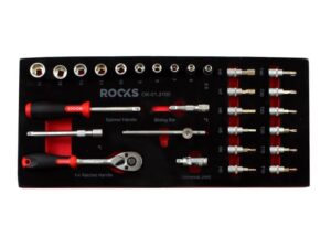 ROOKS Zestaw narzędziowy 1/4" 28 elementów OK-01.3100