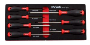 ROOKS Zestaw wkrętaków TORX 7 elementów
