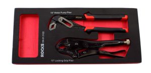 ROOKS Zestaw szczypiec nastawnych 2 elementy