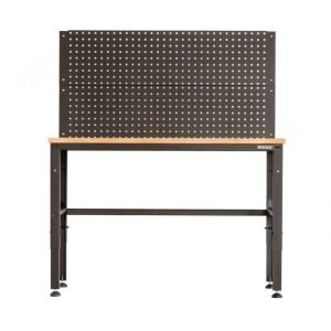 ROOKS Stół z blatem drewnianym i tablicą 133,5 x 46,5 x 165 cm