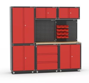 ROOKS Zestaw mebli warsztatowych RMS, 34 elementów na palecie