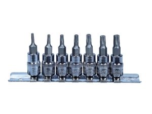 ROOKS Zestaw kluczy trzpieniowych 1/4" TORX-5 safe 7 cz