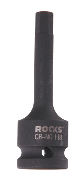 ROOKS Klucz trzpieniowy udarowy 1/2" 75 mm HEX 8