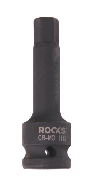ROOKS Klucz trzpieniowy udarowy 1/2" 75 mm HEX 12