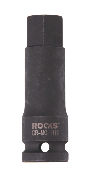 ROOKS Klucz trzpieniowy udarowy 1/2" 75 mm HEX 19