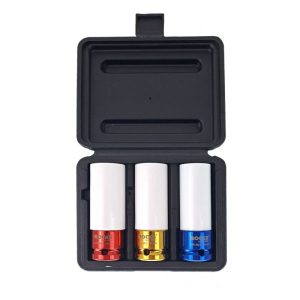 ROOKS Zestaw nasadek do felg aluminiowych 3 szt 17-19-21 mm