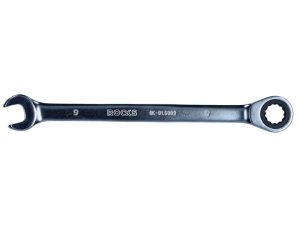 ROOKS Klucz płasko-oczkowy z grzechotką 9 mm