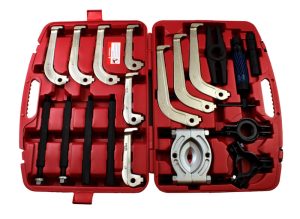 ROOK Ściągacz uniwersalny z siłownikiem hydraulicznym 12 t i odklejaczem 20 elementów