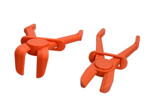 ROOKS Szczypce do zaciskania przewodów z płynem proste i kątowe 2 szt.