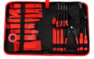 ROOKS Zestaw narzędzi do spinek i tapicerki samochodowej 38 elementów