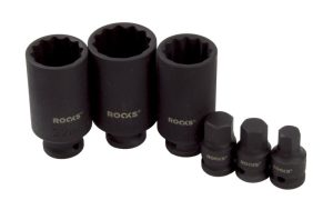 ROOKS Nasadki do półosi napędowych 6 elementów