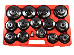ROOKS Klucze kielichowe do filtrów oleju 15 elementów