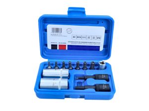 ROOKS Zestaw kluczy do zaworów klimatyzacji 1/4" 12 elementów