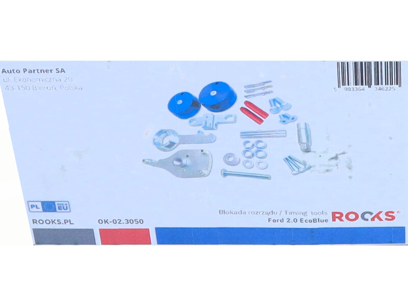 ROOKS Blokada rozrządu Ford 2.0 ECOBLUE z zestawem do demontażu pompy wtryskowej - obrazek 3