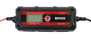 ROOKS Prostownik elektroniczny inteligentny SMART 6/12 V  4 A  120 AH LCD
