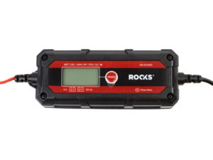 ROOKS Prostownik elektroniczny inteligentny SMART 6/12 V  4 A  120 AH LCD
