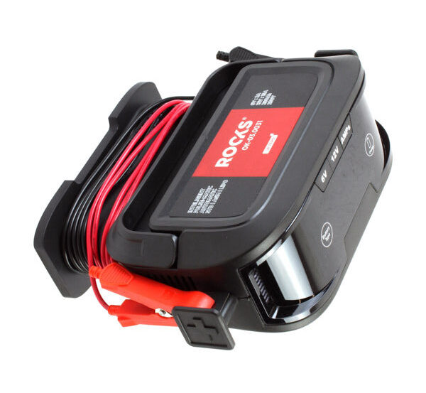 ROOKS Prostownik elektroniczny UP-ZERO 6/12 V 15 A LCD OK-03.0031