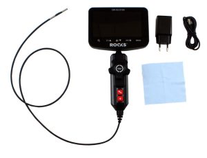 ROOKS Kamera inspekcyjna z ruchomą głowicą 3,9 mm x 1 m Li-po 3,7 V 5000 mAh PRO