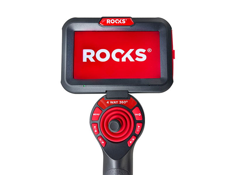 ROOKS Kamera inspekcyjna 4 WAY 360 z ruchomą głowicą 3,9 mm x 1 m Li-po 3,7V OK-03.0107
