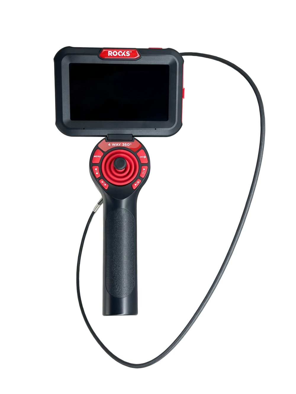 ROOKS Kamera inspekcyjna 4 WAY 360 z ruchomą głowicą 3,9 mm x 1 m Li-po 3,7V OK-03.0107