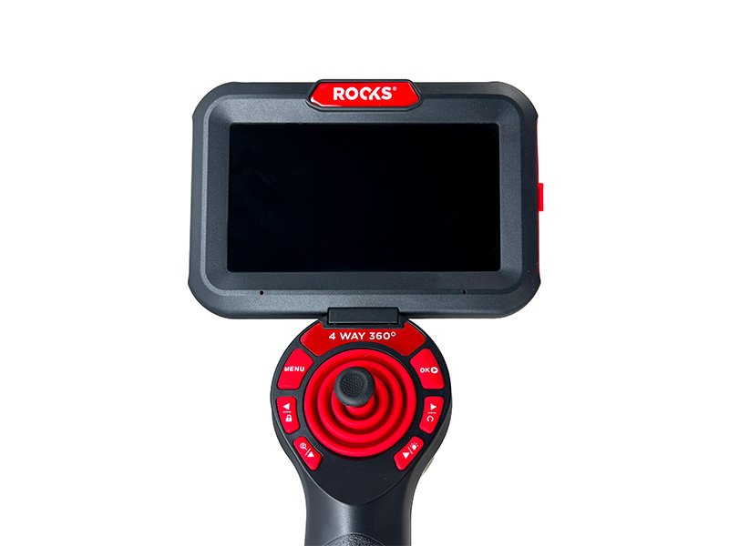 ROOKS Kamera inspekcyjna 4 WAY 360 z ruchomą głowicą 3,9 mm x 1 m Li-po 3,7V OK-03.0107
