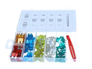 ROOKS Zestaw bezpieczników STANDARD 120 szt: 5A, 10A, 15A, 20A, 25A, 30A