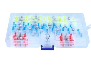 ROOKS Zestaw złączy lutowniczych, hermetycznych W-R-B-Y, 140 elementów