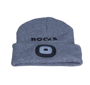 ROOKS Czapka z lampką 80 lm szara