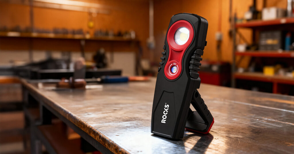 ROOKS Lampa warsztatowa B1 UV 1200 lum 2600 mAh