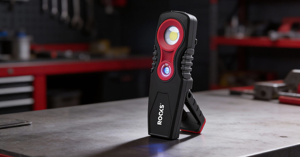 ROOKS Lampa warsztatowa B1 UV 1200 lum 2600 mAh