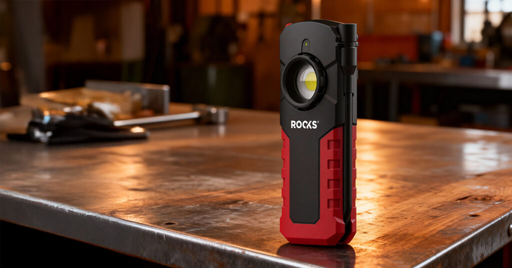 ROOKS Lampa warsztatowa B1 FLEX BEAM 1300 / 300 lum 2600 mAh