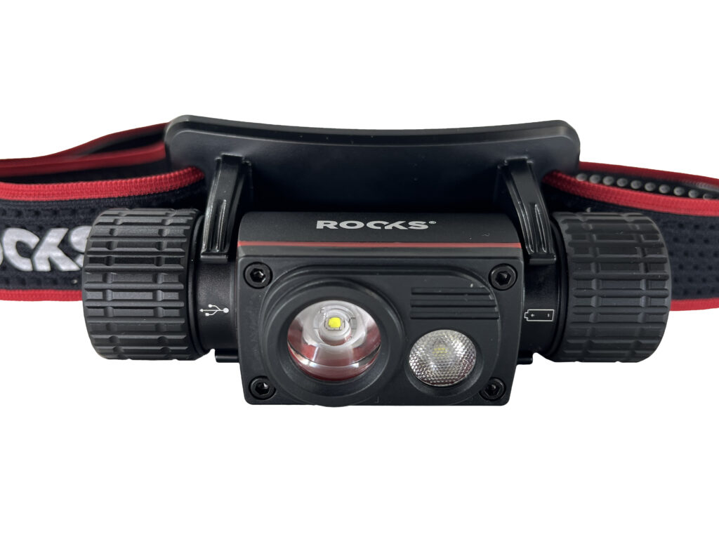 ROOKS Lampa czołówka ALU MAX z magnesem 1000 lum 2600 mAh OK-03.3112