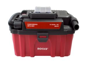 ROOKS 20V AQ-ONE Odkurzacz przenośny, DRY&WET 100-200W-10L-HEPA 4Ah BMC