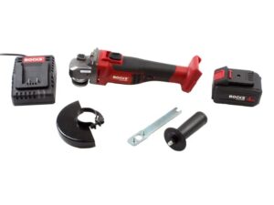 ROOKS 20V AQ-ONE Szlifierka kątowa 125 mm regulacja obrotów 3000-10500 rpm komplet z akumulatorem 4Ah BMC OK-03.4324