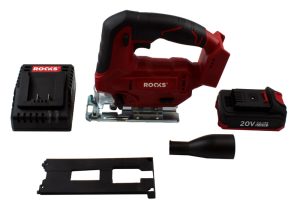 ROOKS 20V AQ-ONE Wyrzynarka 500-3000 rpm 19 mm kpl. z akumulatorem 2Ah