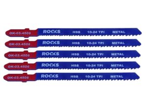 ROOKS Brzeszczot do wyrzynarki HSS TYP T stal 10-24 TPI x 100 mm kpl. 5 szt. OK-03.4506