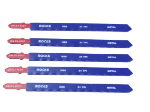 ROOKS Brzeszczot do wyrzynarki HSS TYP T stal 21 TPI x 130 mm kpl. 5 szt.