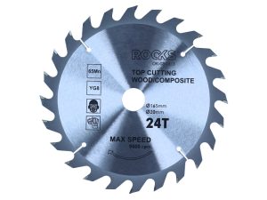 ROOKS Tarcza widiowa do drewna 165 x 20 mm 65MN-YG8 grubość 2,2 mm 24 T