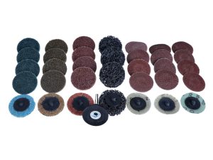 ROOKS Zestaw tarcz do szlifowania i polerowania flexipad 50 mm 35 elementów