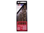 ROOKS Wiertła do metalu STRONG HSS-Co 1000 N/mm2 komplet 5 elementów 4 mm 5 mm 6 mm 8 mm 10 mm OK-03.4651